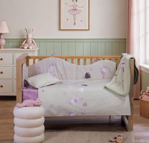 Σεντόνια Κούνιας (Σετ) Nef-Nef Ballerine World Green Σεντόνια Κούνιας (Σετ) Nef-Nef Ballerine World Green