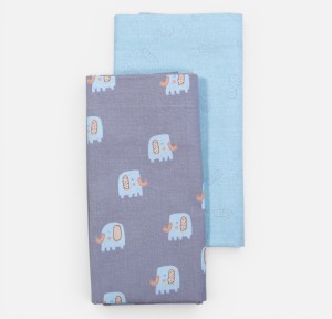 Σεντόνια Λίκνου (Σετ) Nef-Nef Elephants Grey