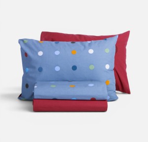 Παπλωματοθήκη Παιδική Μονή (Σετ)  Nef - Nef Dots Blue