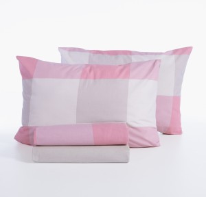 Σεντόνια Μονά (Σετ) Nef - Nef Casual Check Rose