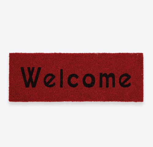 Χαλάκι Εισόδου 25x75 Nef-Nef Welcome Red