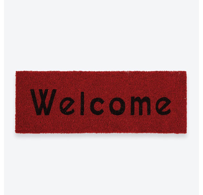 Χαλάκι Εισόδου 25x75 Nef-Nef Welcome Red
