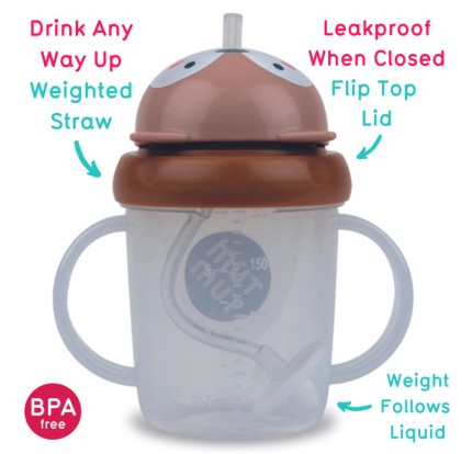 Ποτήρι Με Καλαμάκι 200ml Tumtum TT5017 Weany 