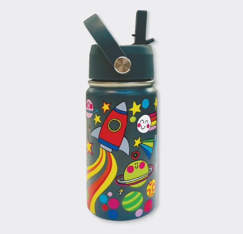 Παιδικό Παγούρι Θερμός 350ml Rachel Ellen METBOT06 Space